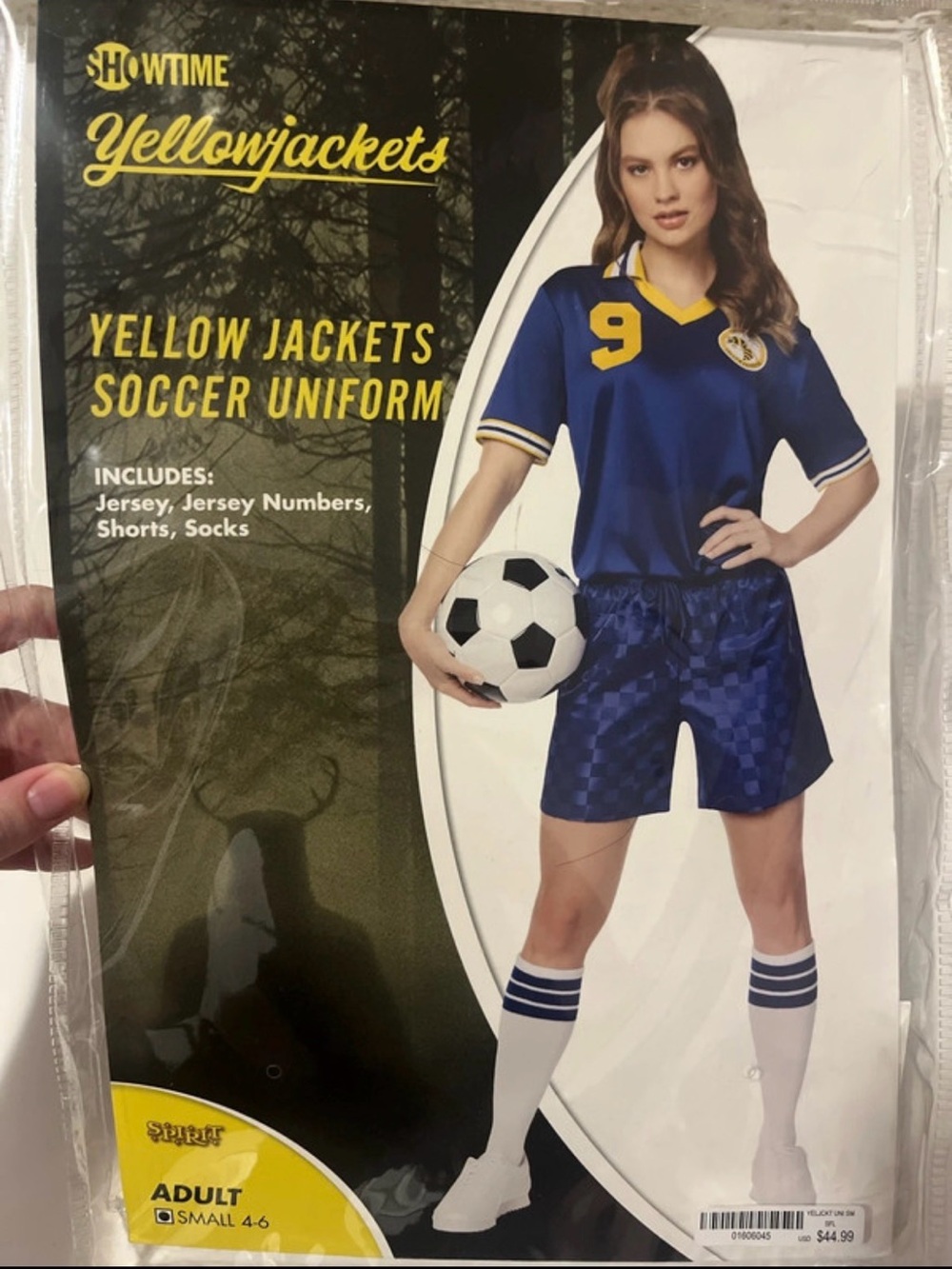 Yellow Jackets Soccer Uniform Costume